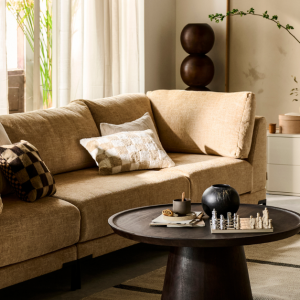J-Line decoratie Discobal Spiegel – kunststof – goud – medium